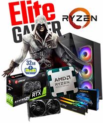 PC AMD ELITE GAMER RYZEN 7 8700F 32GB RGB 1TB B650M RTX3070 800W